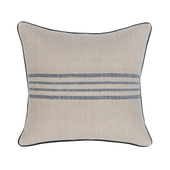 Newport Natural/Navy 22x22 Pillow
