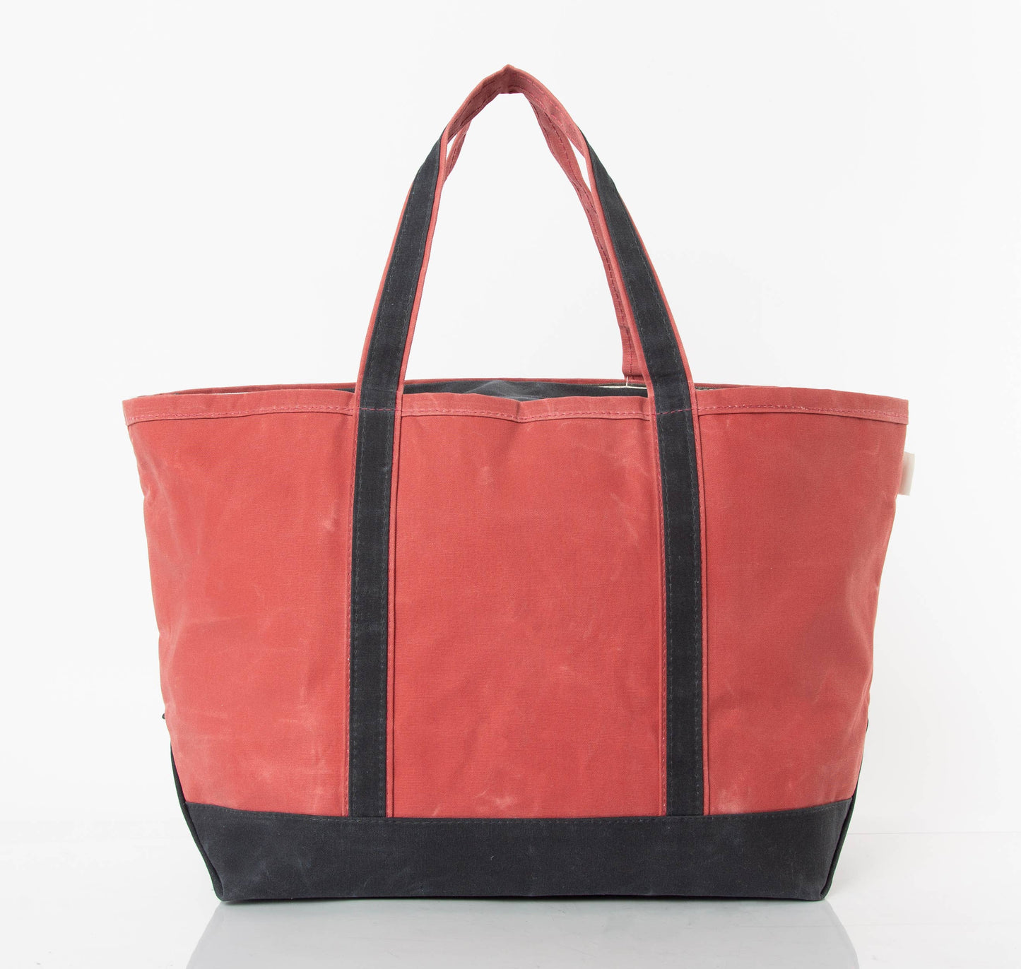 Waxed Large Classic Tote: Khaki
