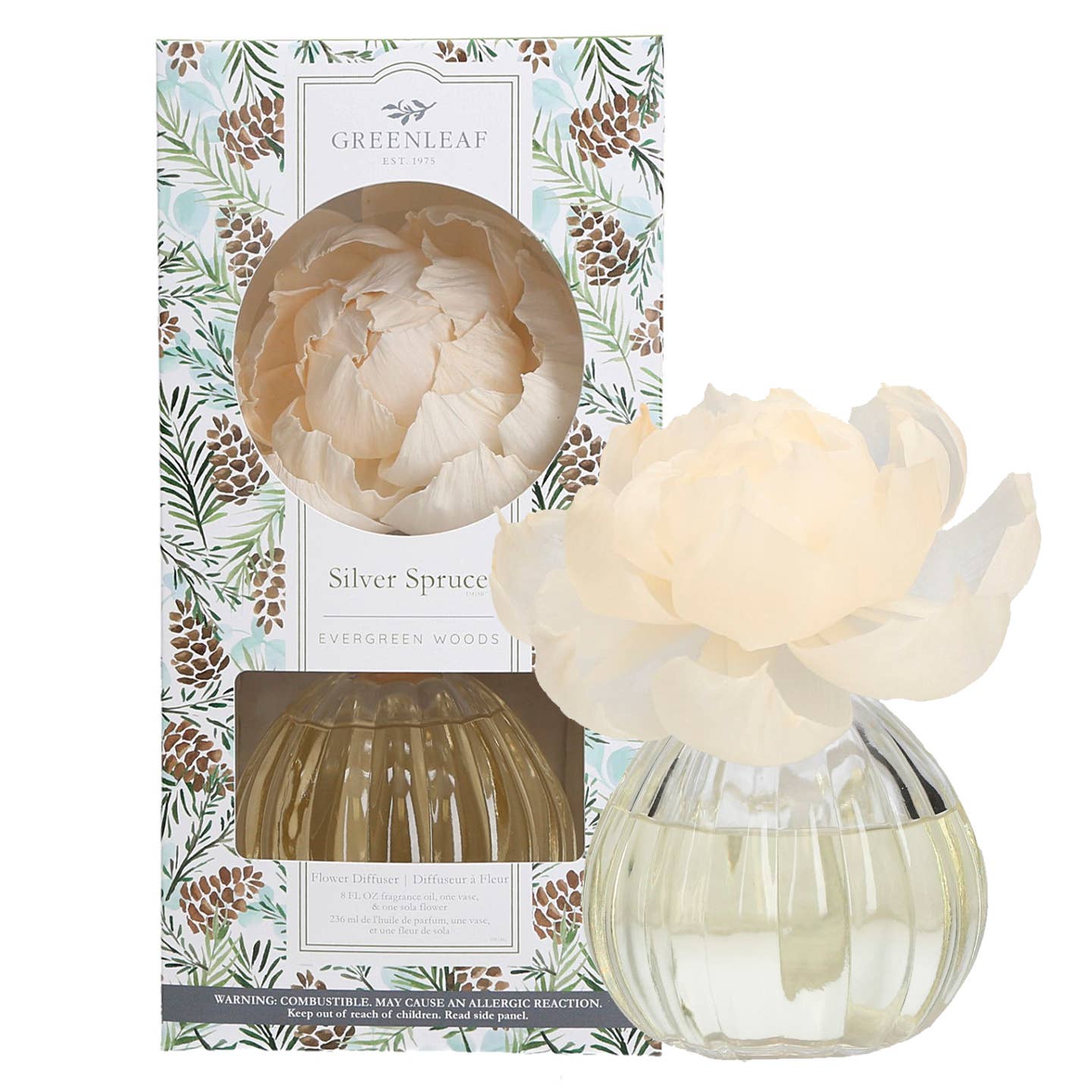 Silver Spruce Flower Diffuser