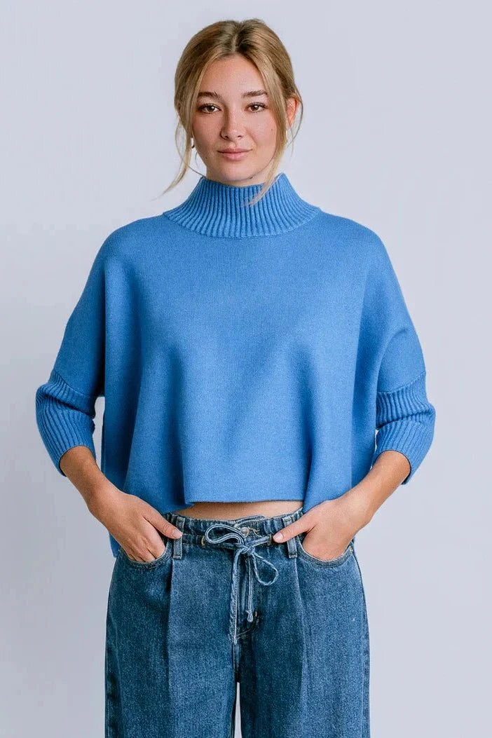 Persian Blue Aja Sweater