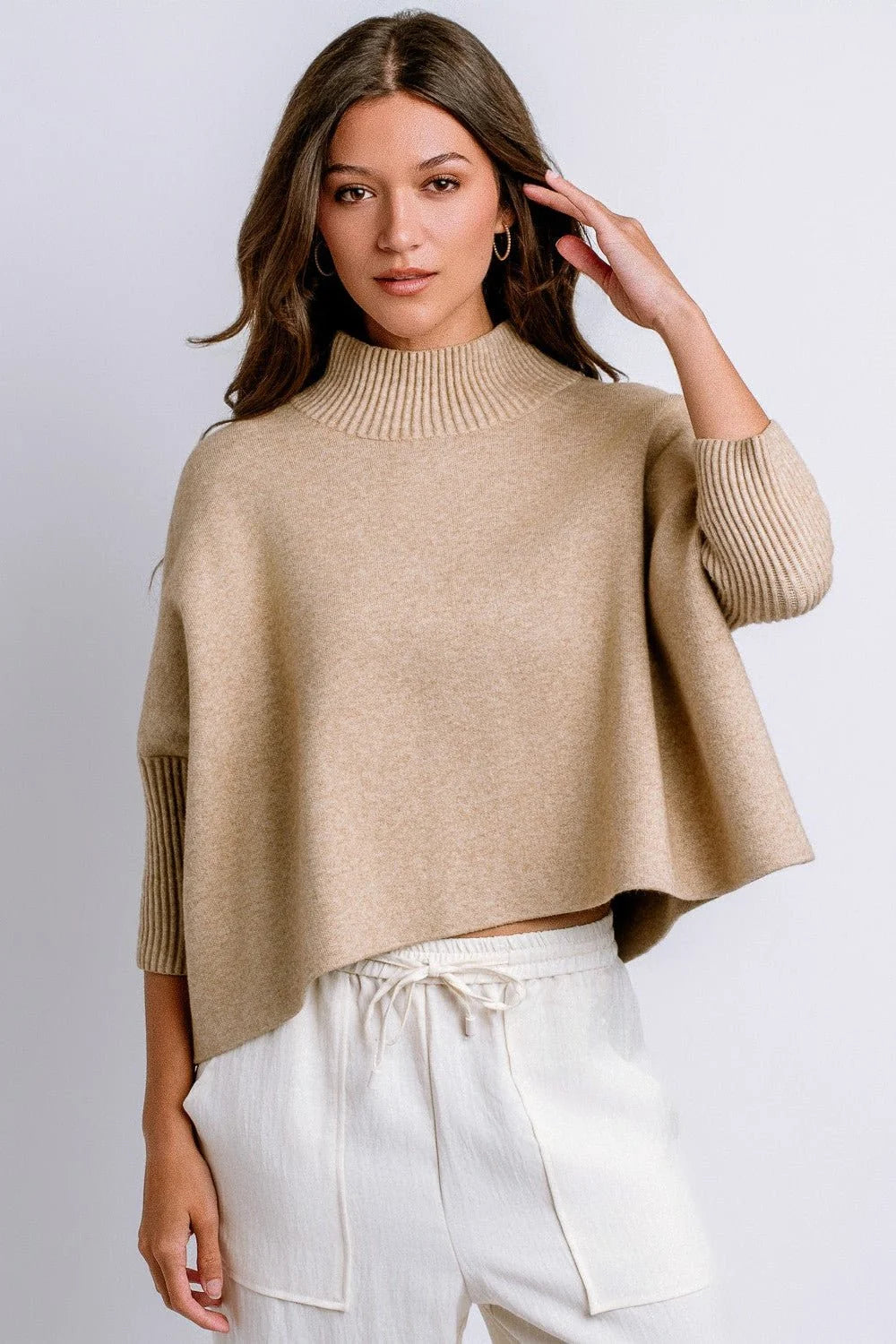 Light Khaki Aja Sweater