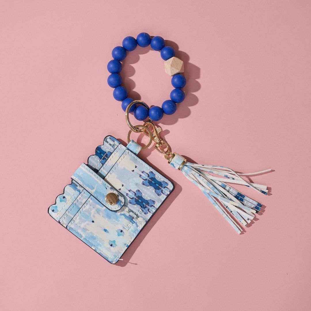Ocean Breeze Keychain Wristlet Wallet: One Size