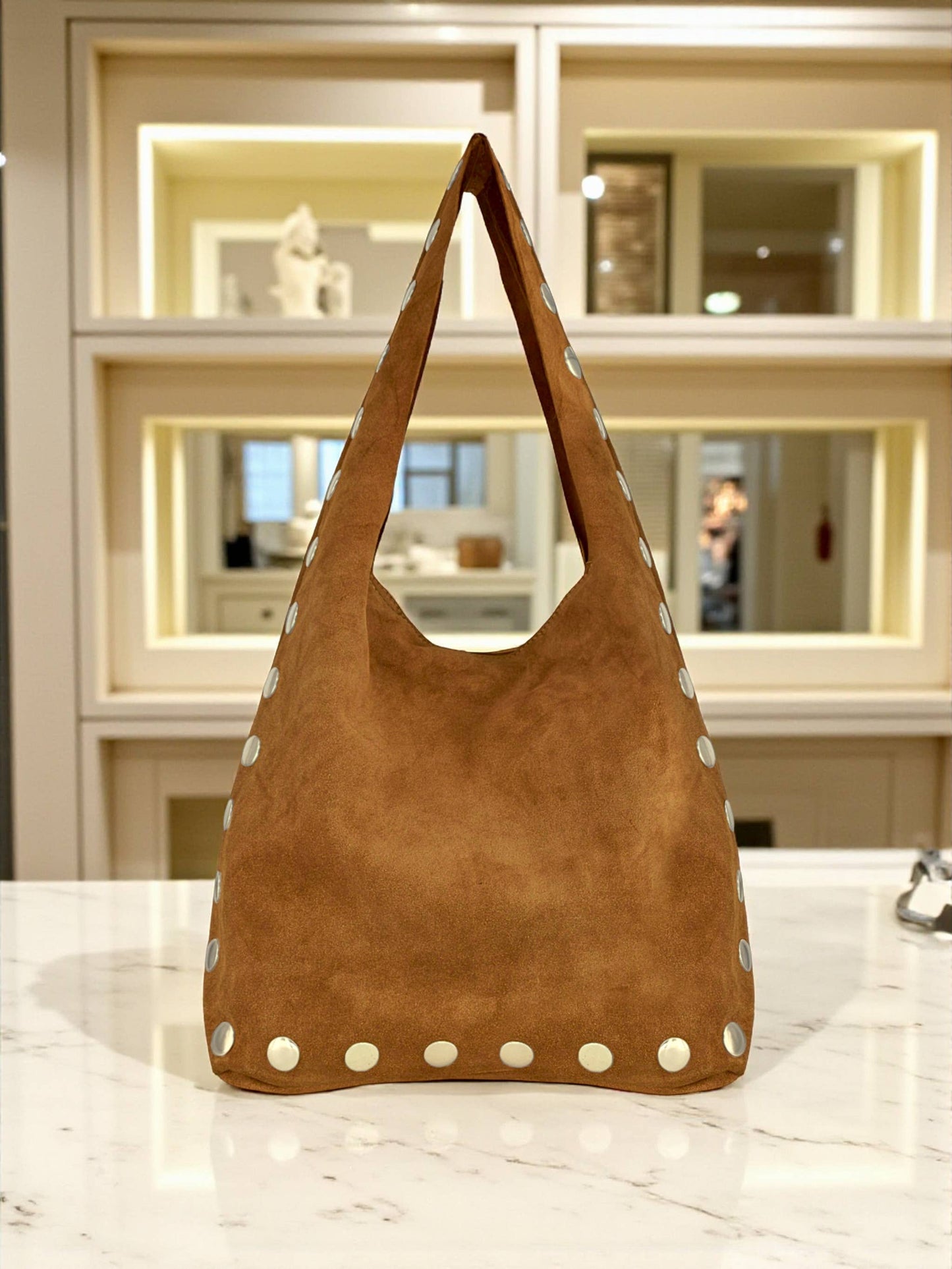 Sonia Suede Leather Bags 251010: Cuero