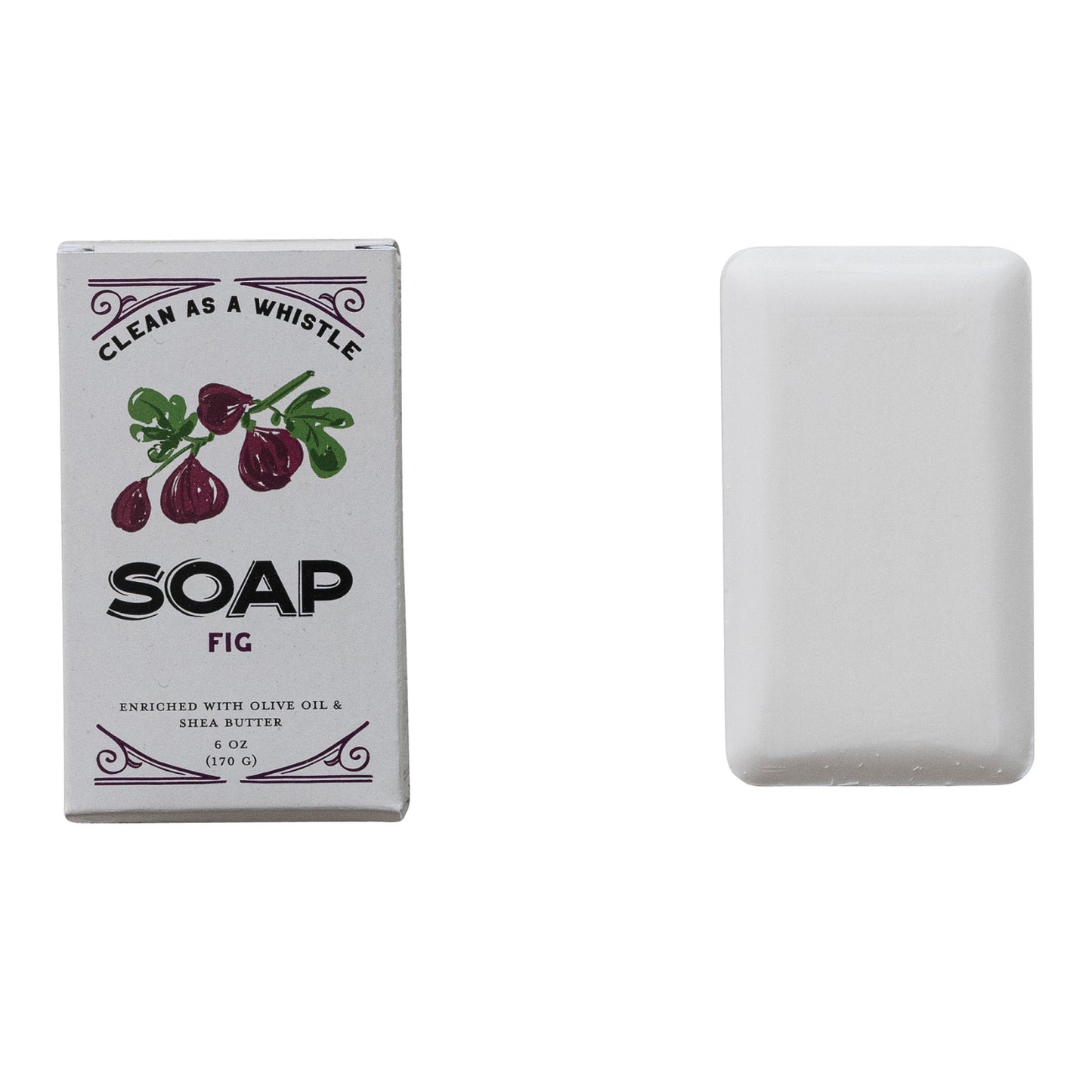 Fig Scented Olive Oil & Shea Butter Triple Milled Bar Soap