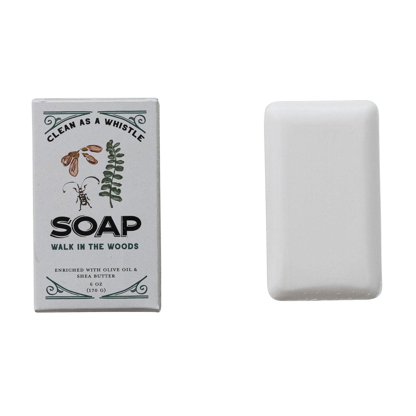 Walk In The Woods Scented Olive Oil & Shea Butter Triple Milled Bar Soap