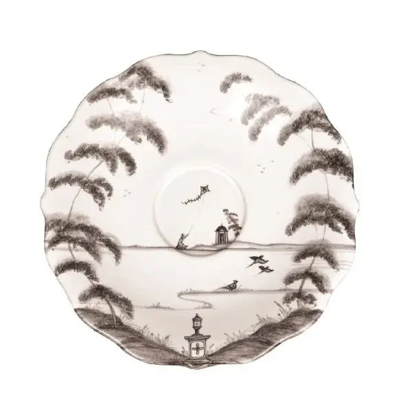 Country Estate Saucer-Flint