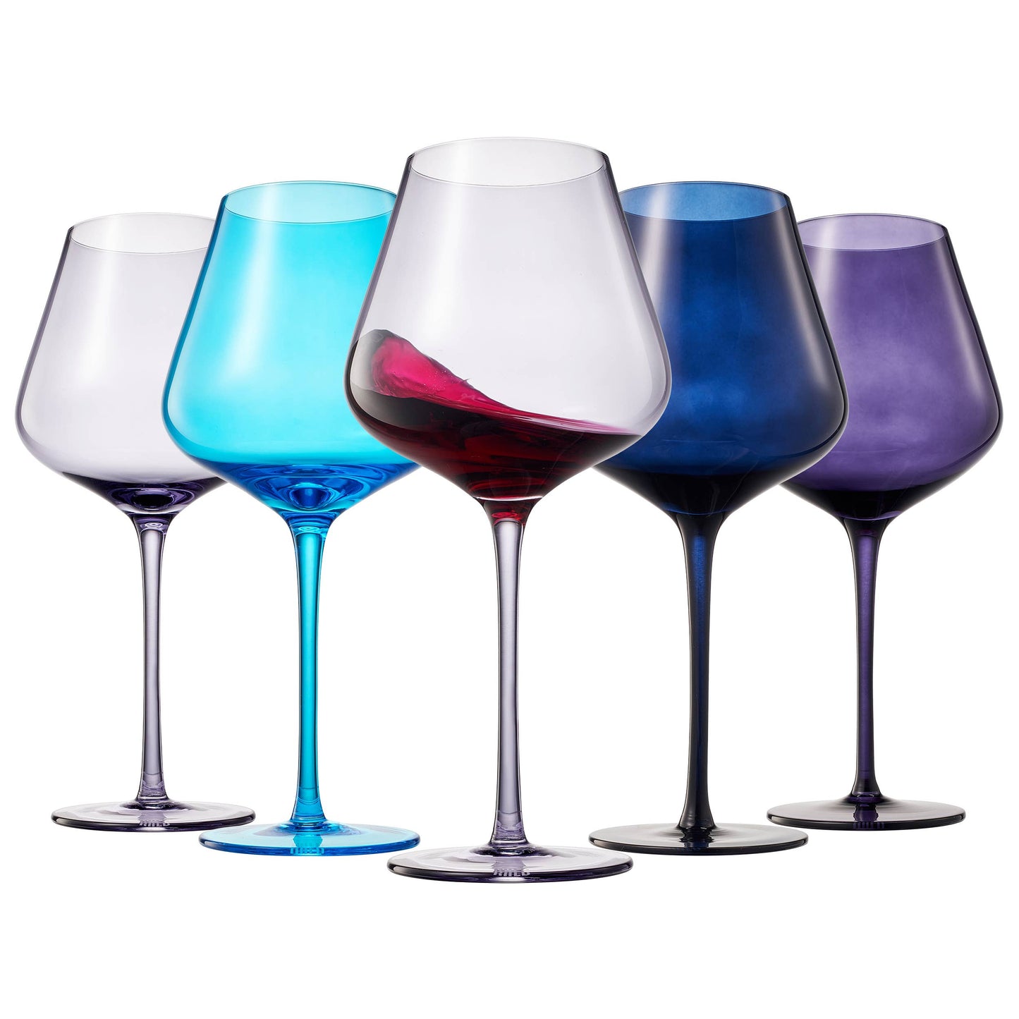 Colors of Santorini Wine Glassware