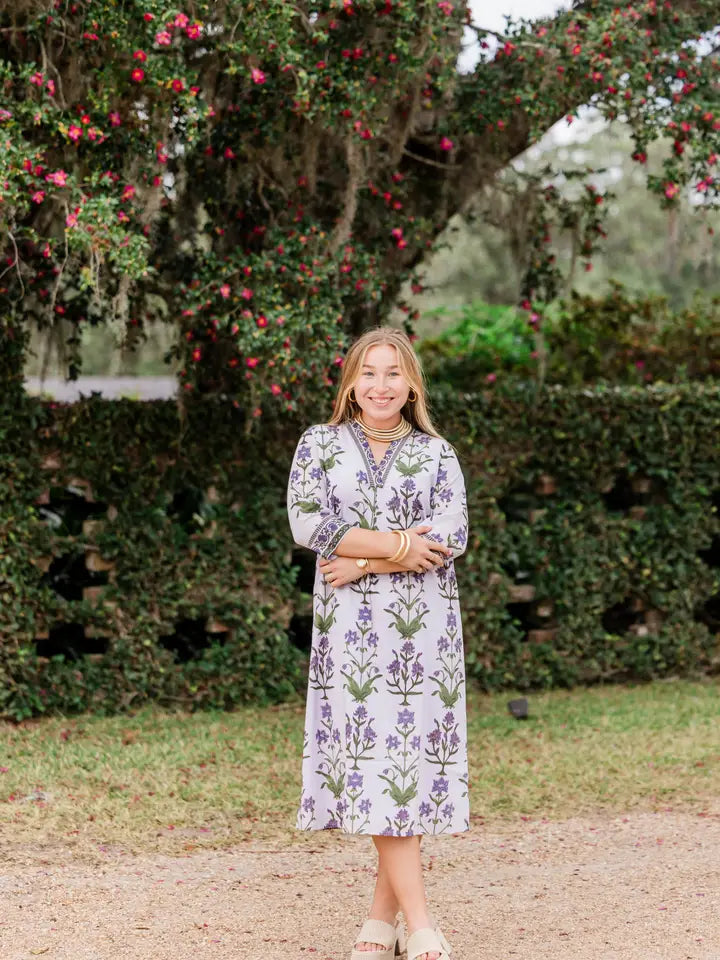 Iris Lavender Caftan