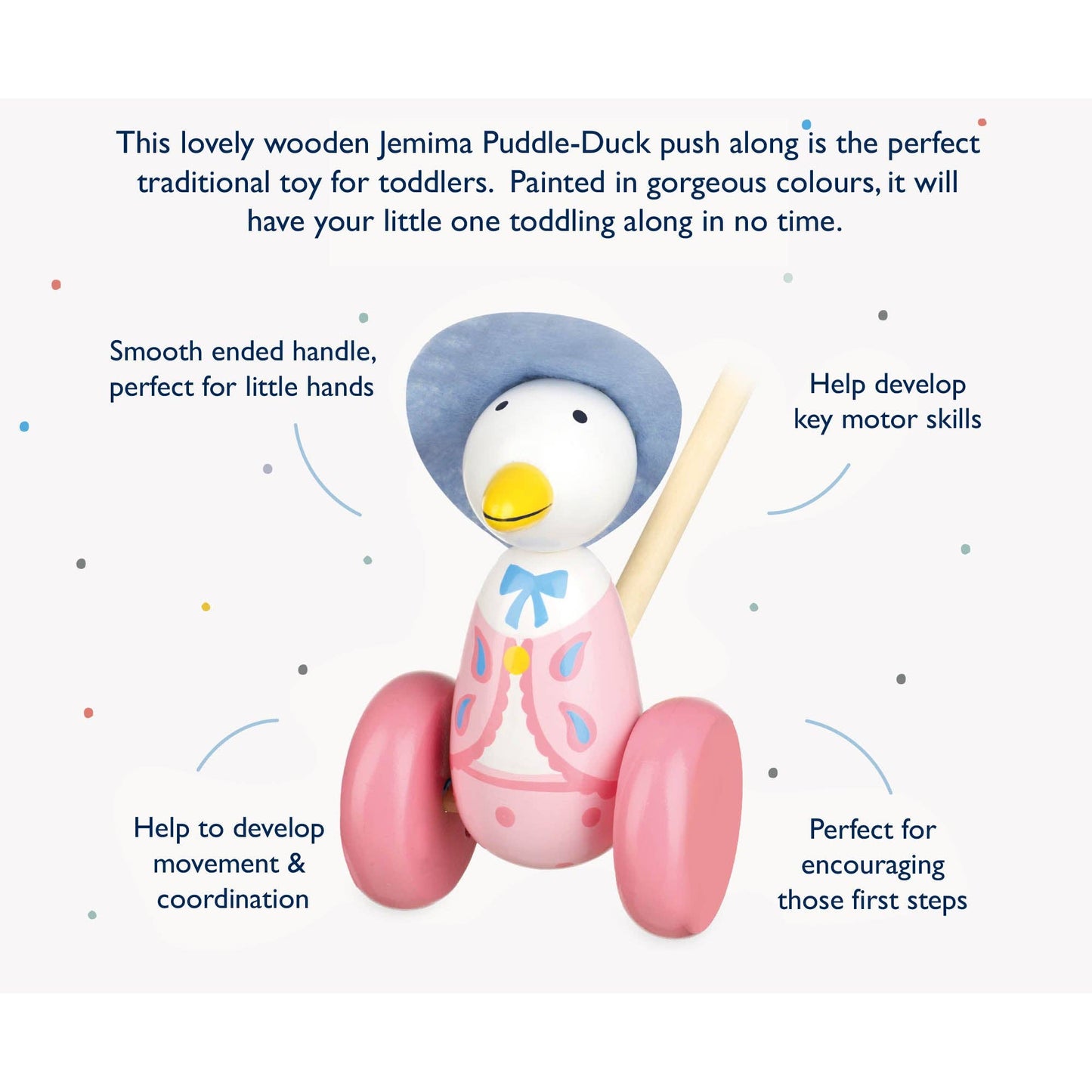 Jemima Puddle-Duck™ Wooden Push Along