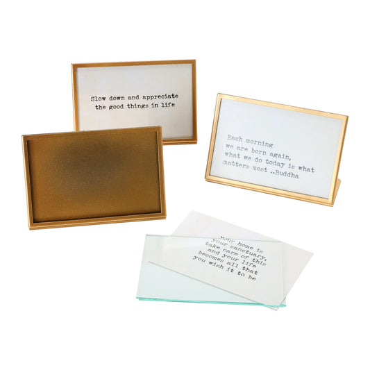 4 x 6 Metal & Glass Frame