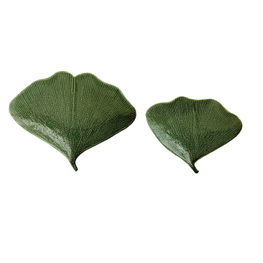 Gingko Leaf Shaped Plate-large