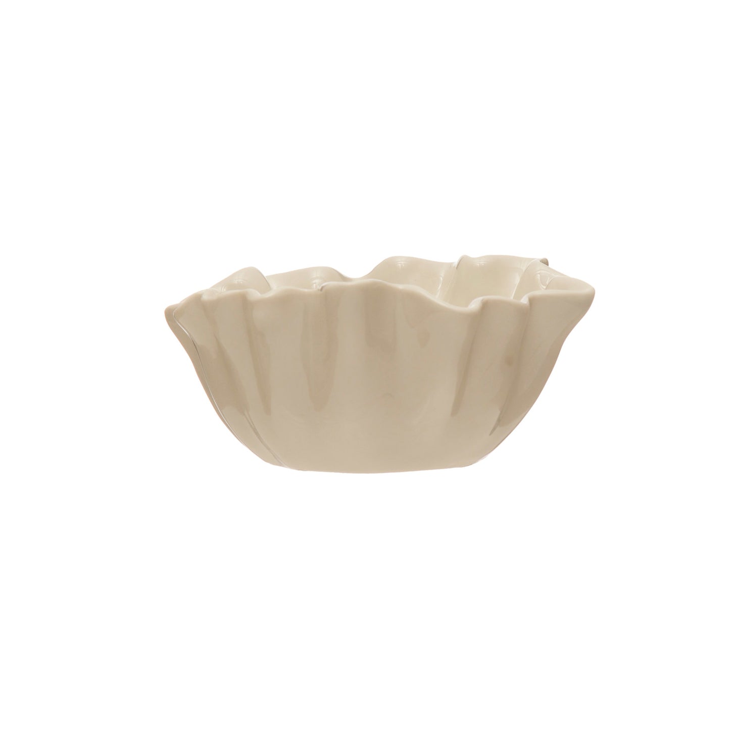 Stoneware Fluted Bowl Small