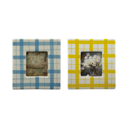Stoneware Photo Frame, 2 Colors