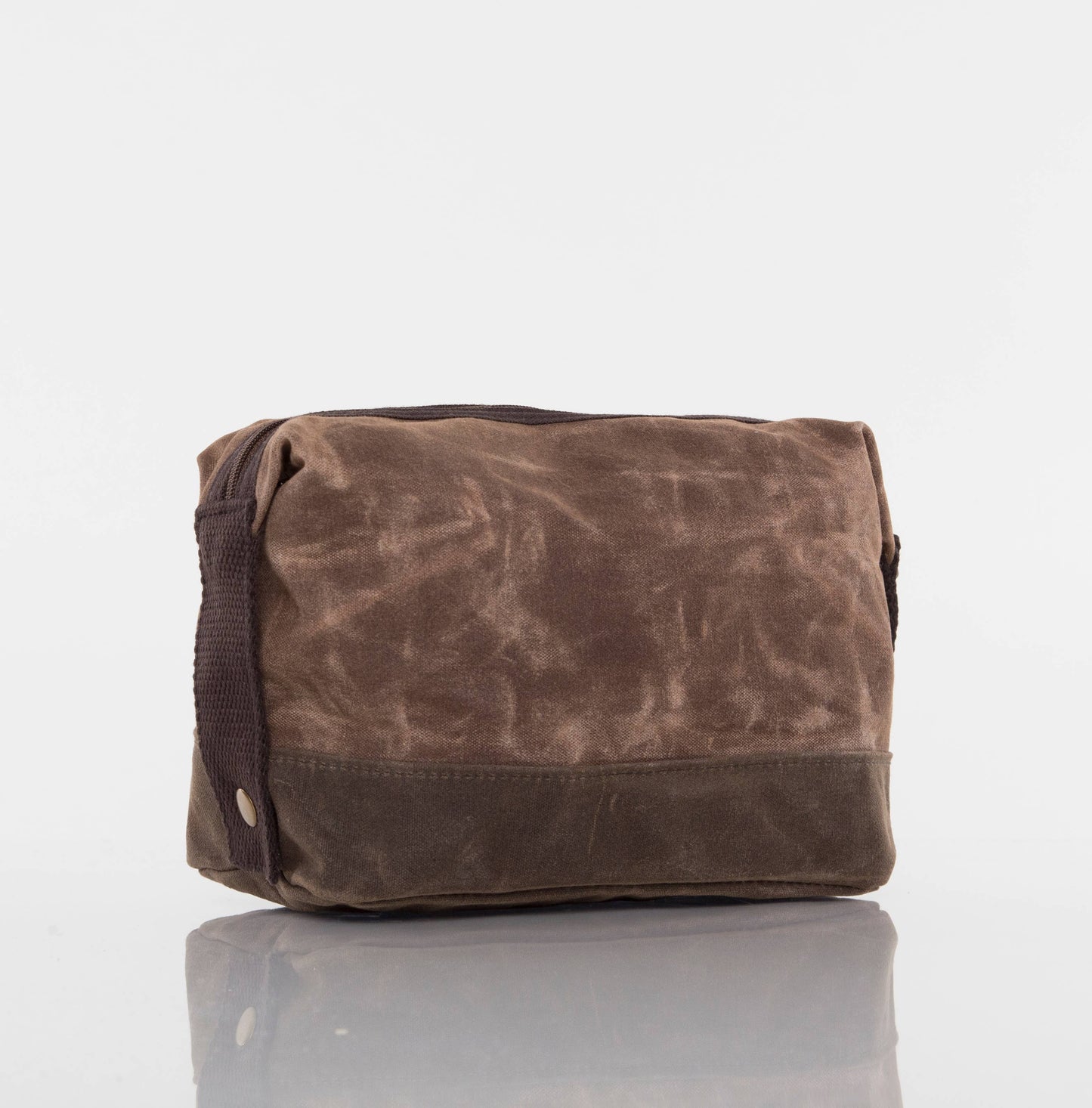 Waxed Dopp Kit: Khaki