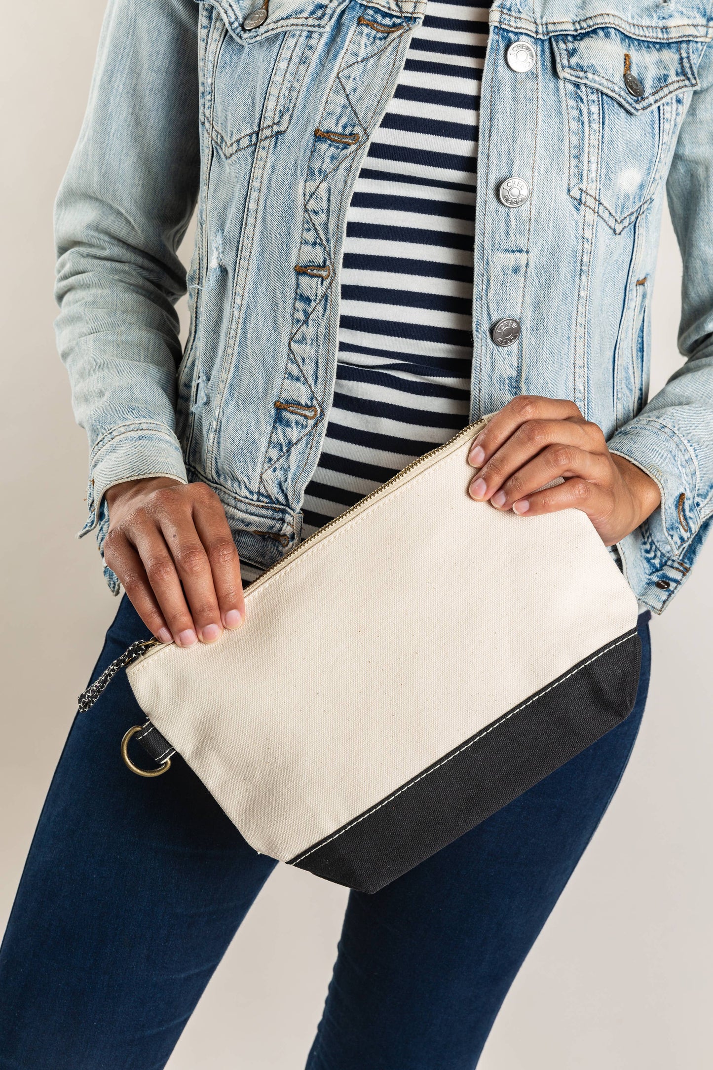 All In Canvas Make Up Accessories Zip
