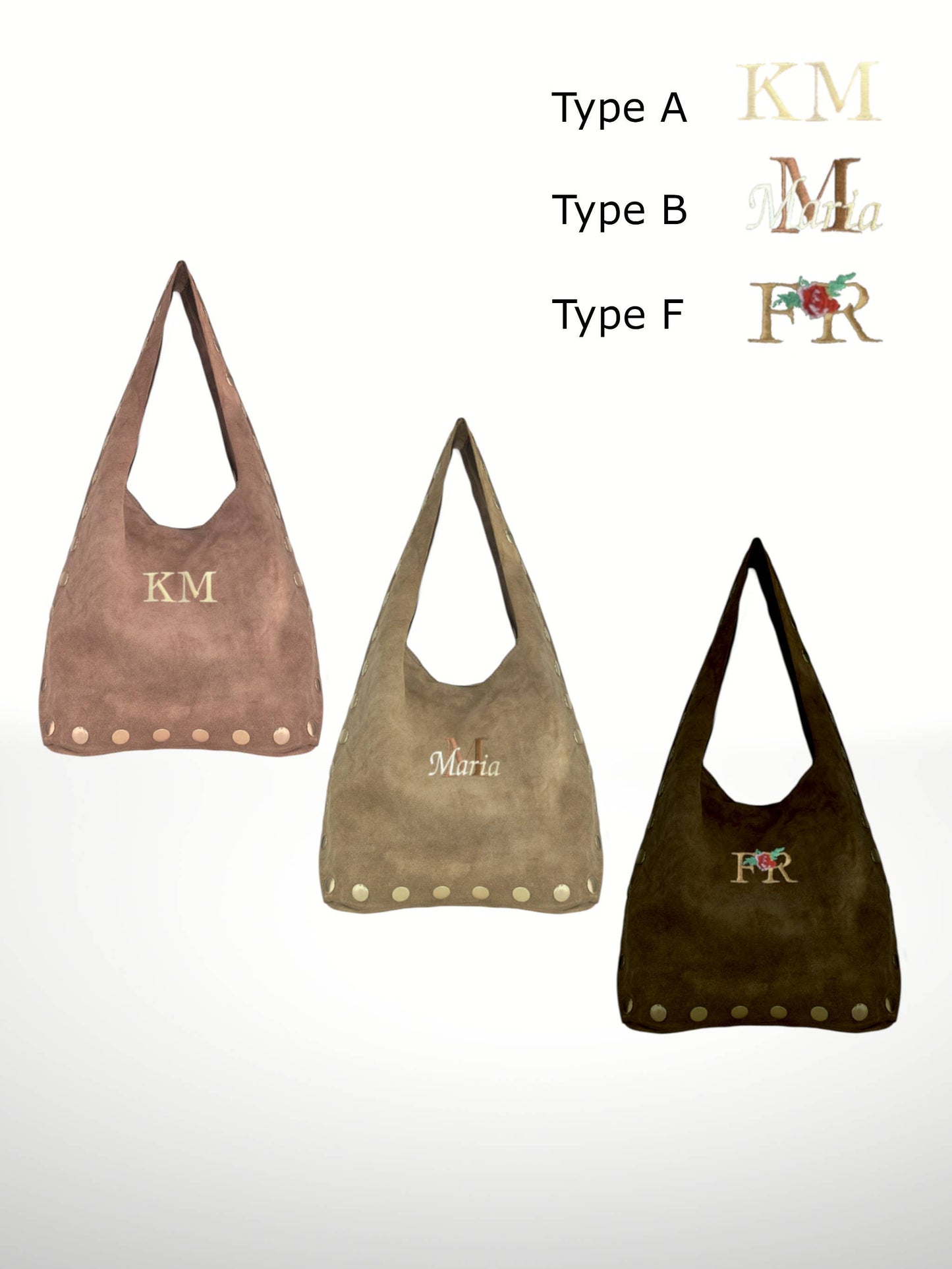 Sonia Suede Leather Bags 251010: Cuero