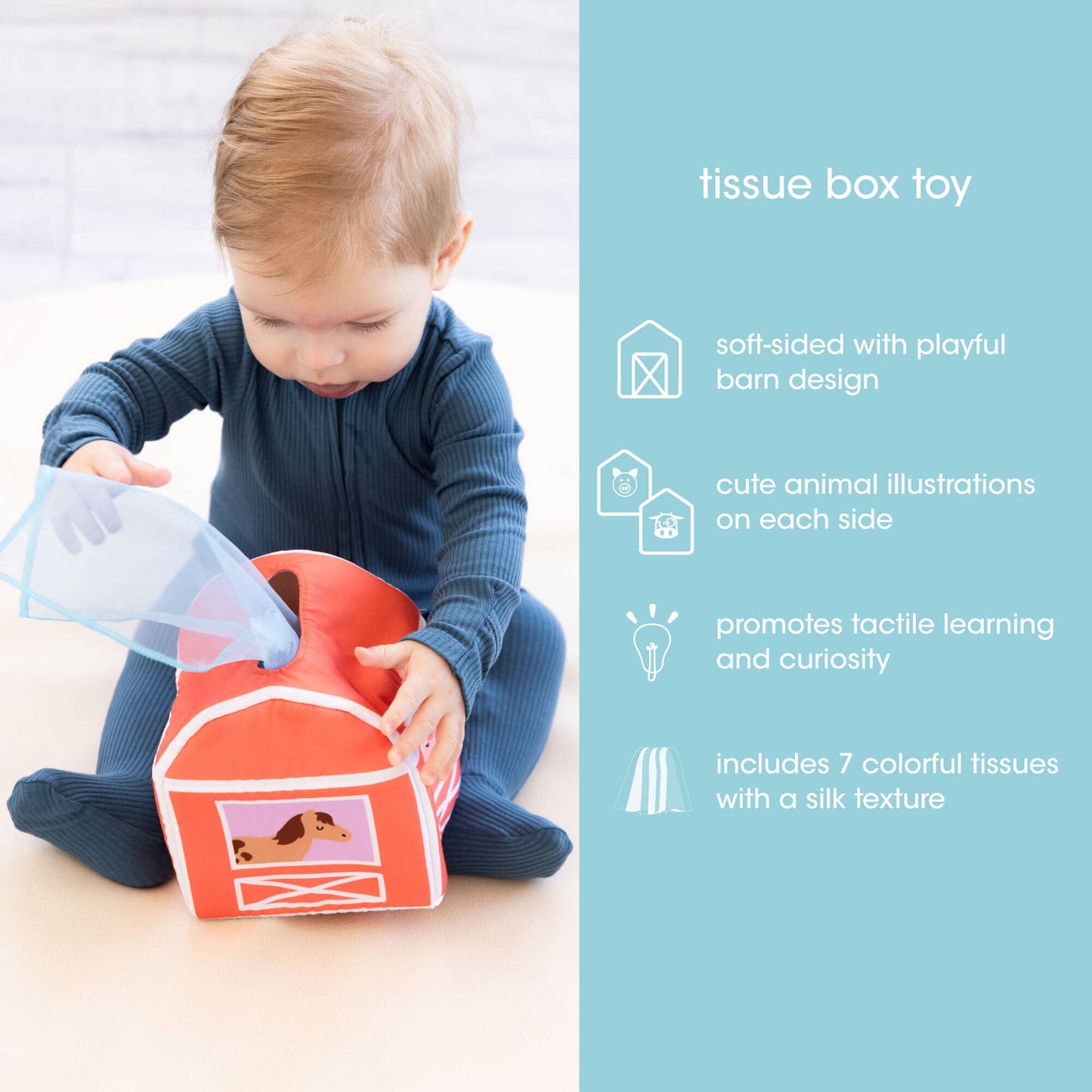 6-12 Months Learning Kit, Montessori Developmental Toys