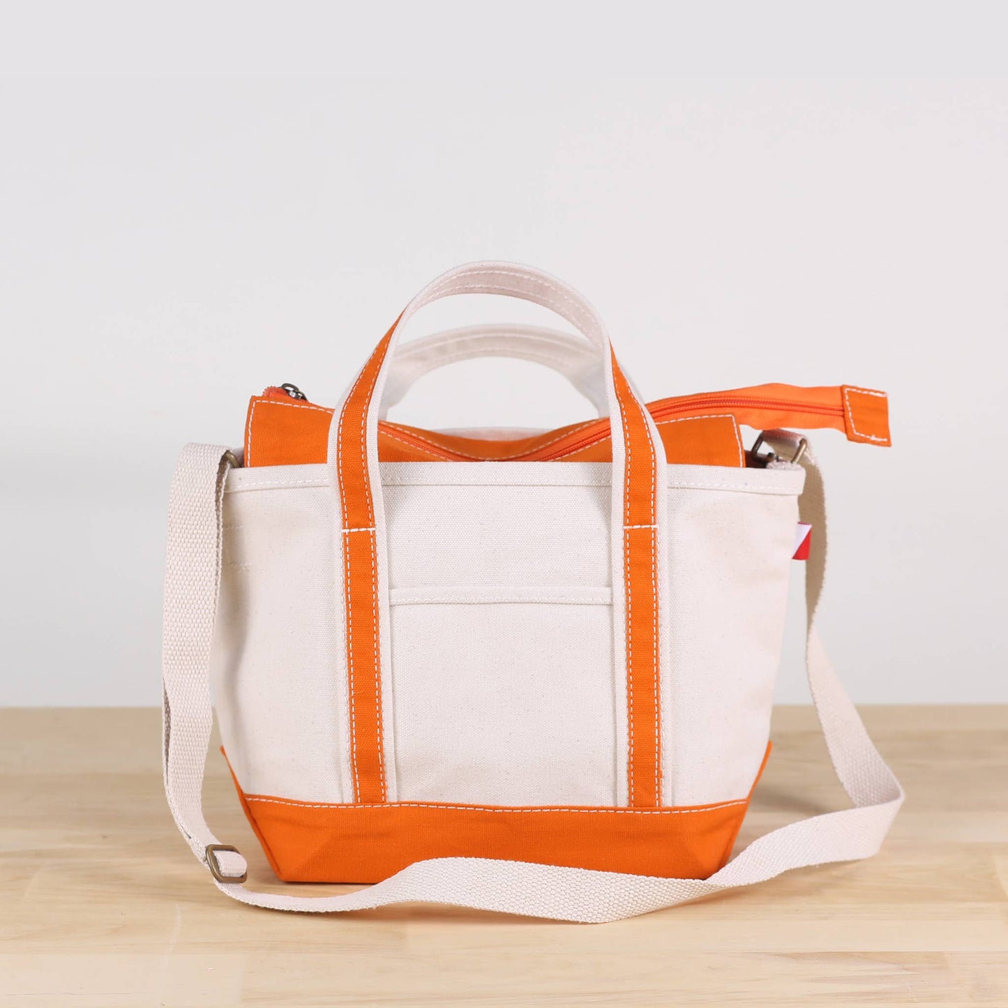 Canvas Crossbody Convertible Tote: Blue
