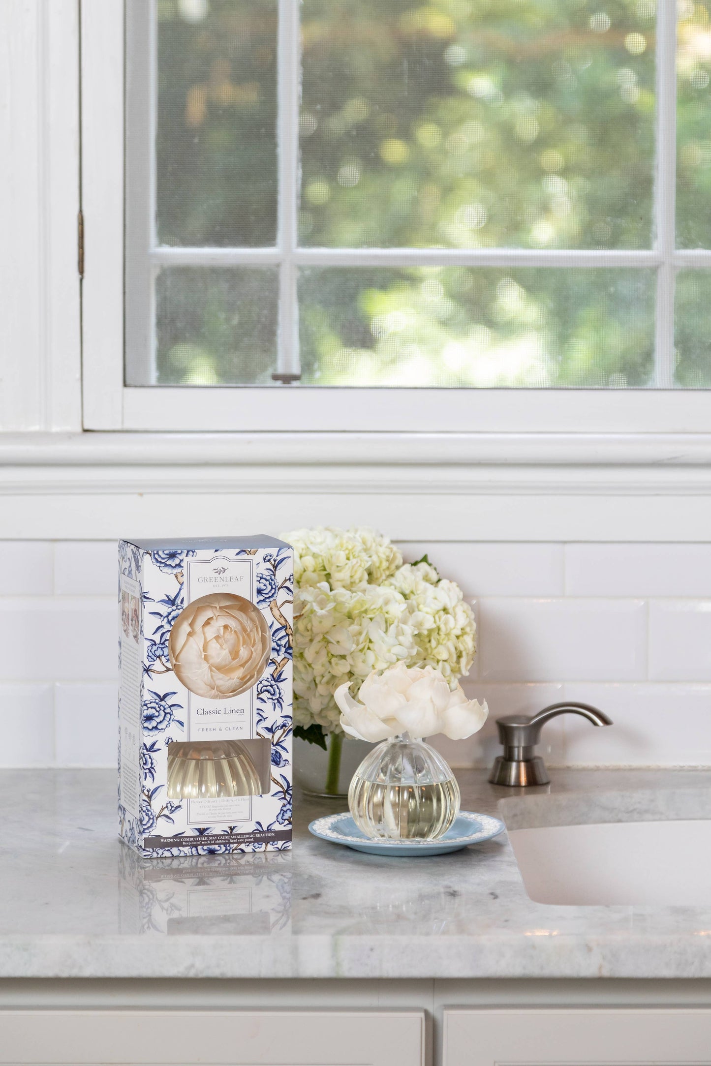 Classic Linen Flower Diffuser