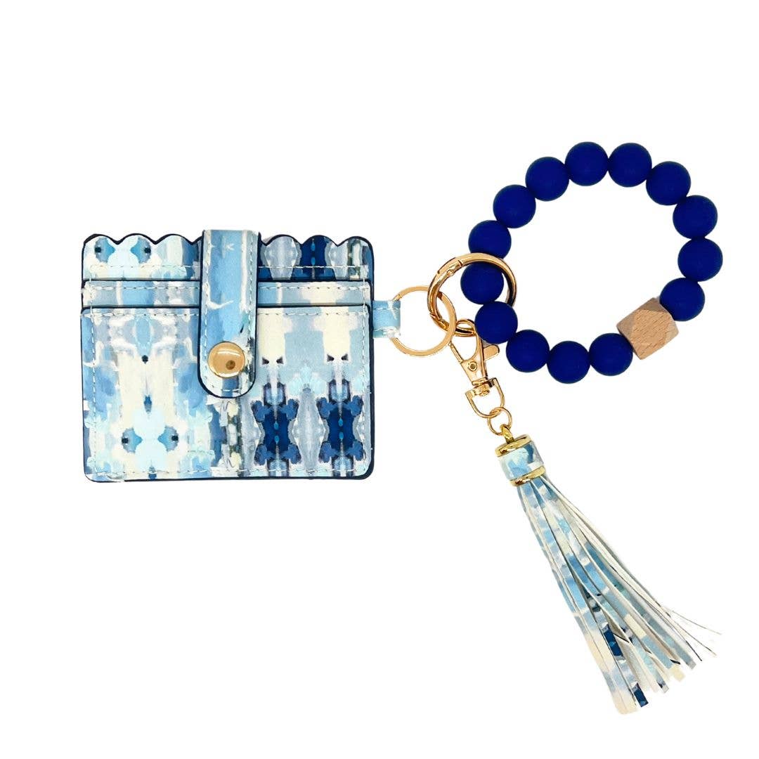 Ocean Breeze Keychain Wristlet Wallet: One Size