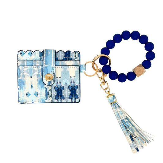 Ocean Breeze Keychain Wristlet Wallet: One Size