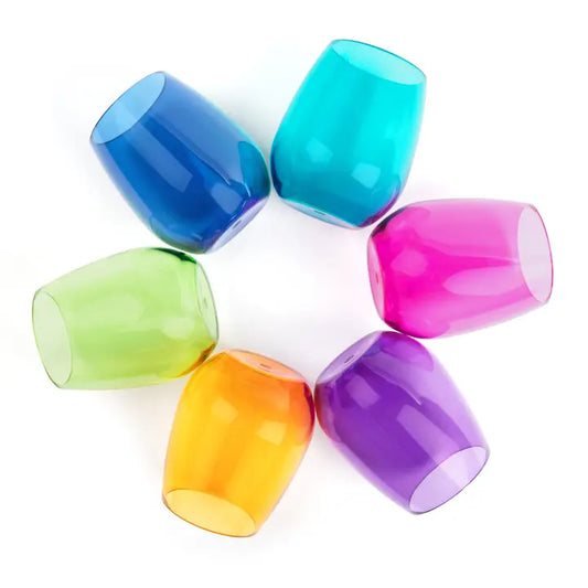 Stemless Bright Acrylic Wine Glass