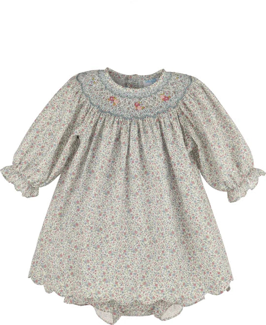 Fall Blossom Smocked Set