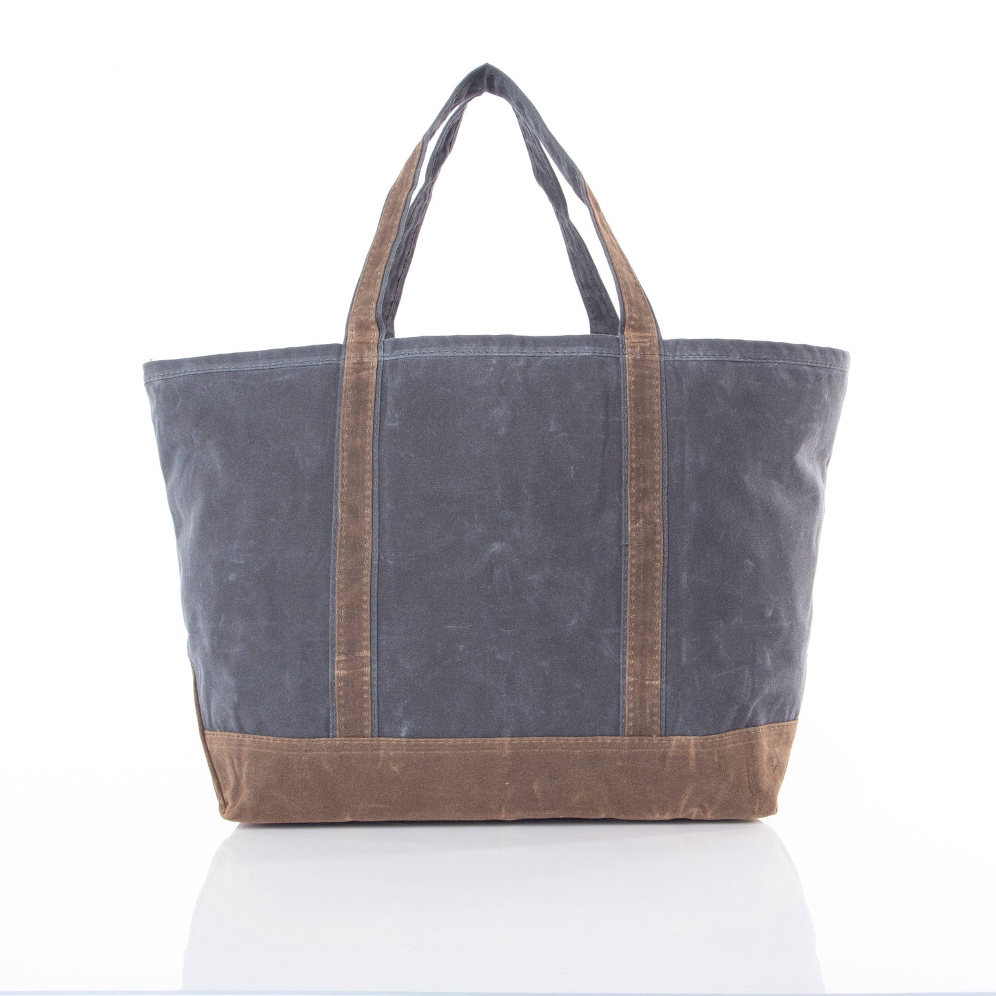 Waxed Large Classic Tote: Khaki