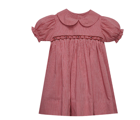 Red/Black Smocked Dress
