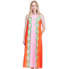 Green/Orange Links Dress