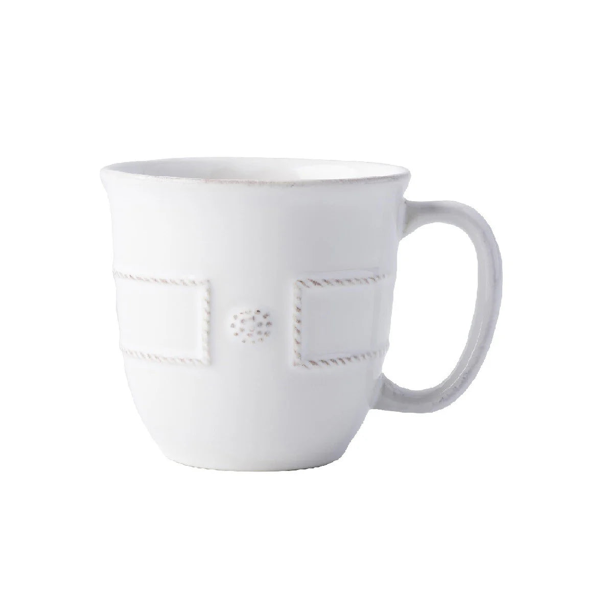 Berry & Thread French Panel Mug-Whitewash
