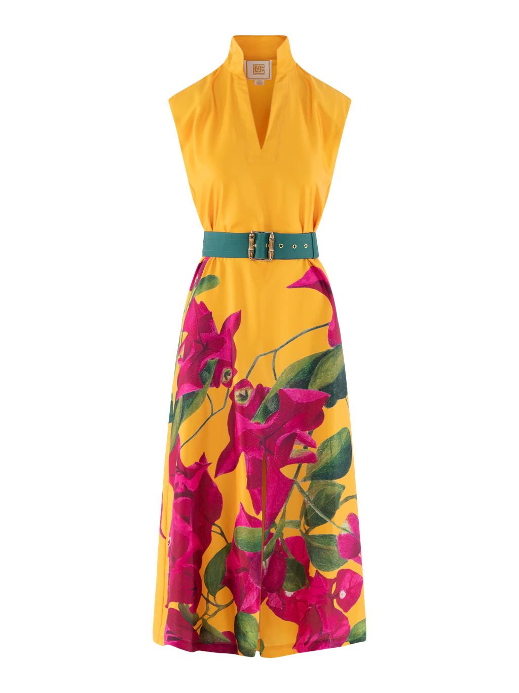 Orange Sorbet Long Sleeveless Dress