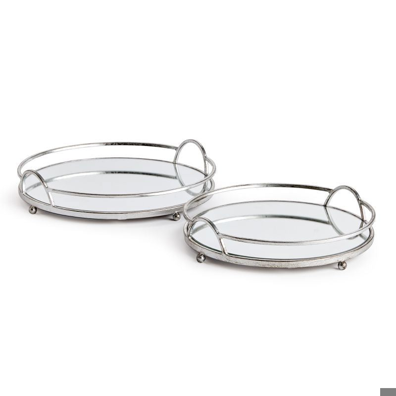 HUDSON MIRRORED TRAYS-SMALL