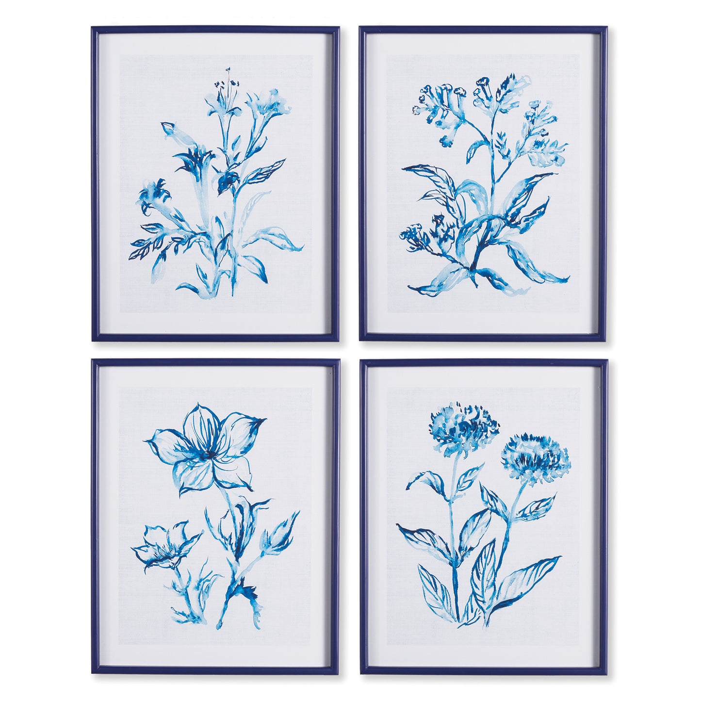 INDIGO WATERCOLOR BOTANICAL PRINTS