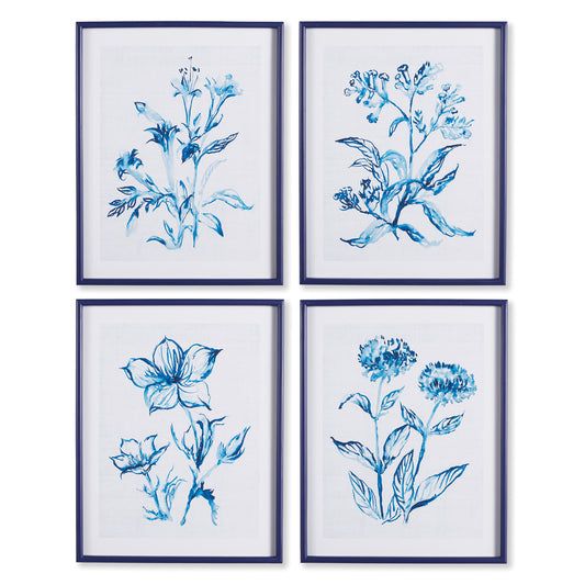 INDIGO WATERCOLOR BOTANICAL PRINTS