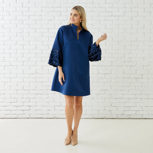 Sparkle Dress Navy