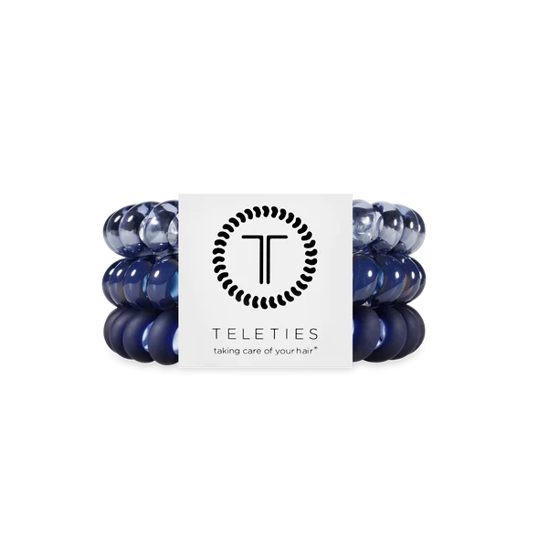 Nightfall Navy Large Hair Ties - Large