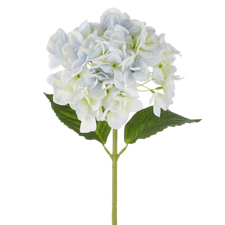 19 Real Touch Light Blue Hydrangea Stem