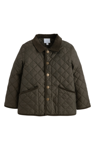 Classic Quilted Jacket - Olive