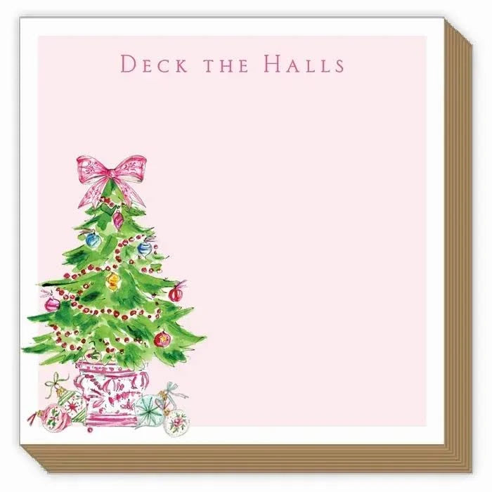 Luxe Notepad Deck the Halls
