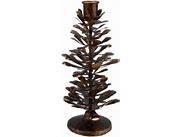 Pinecone Candle Holder-L