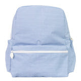 Large Backpack-Navy Mini Stripes