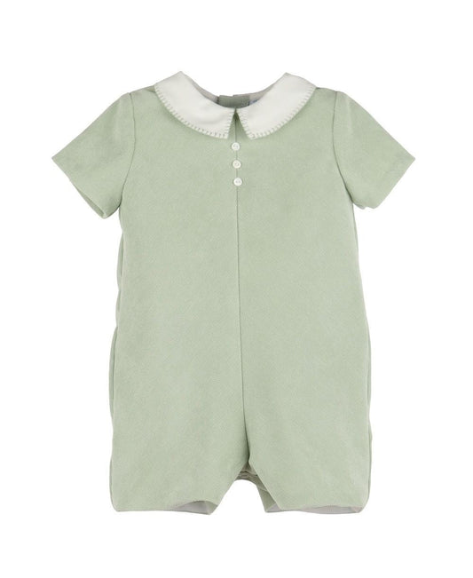 Cozy Corduroy Green Boy Bubble