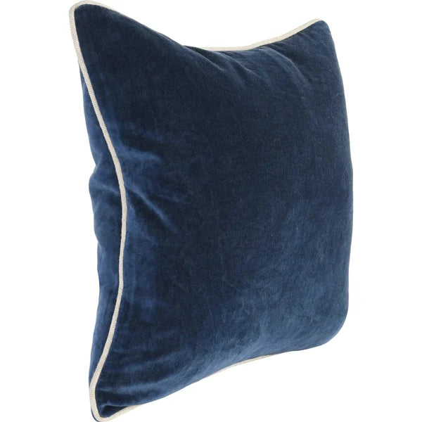 Heirloom Velvet Navy 22x22 Pillow