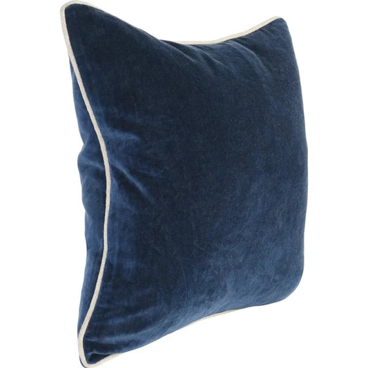 Heirloom Velvet Navy 22x22 Pillow
