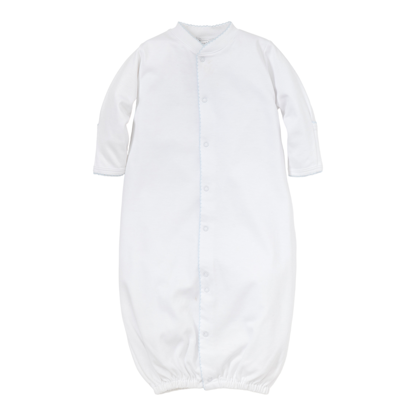 White w/ Blue Trim Converter Gown